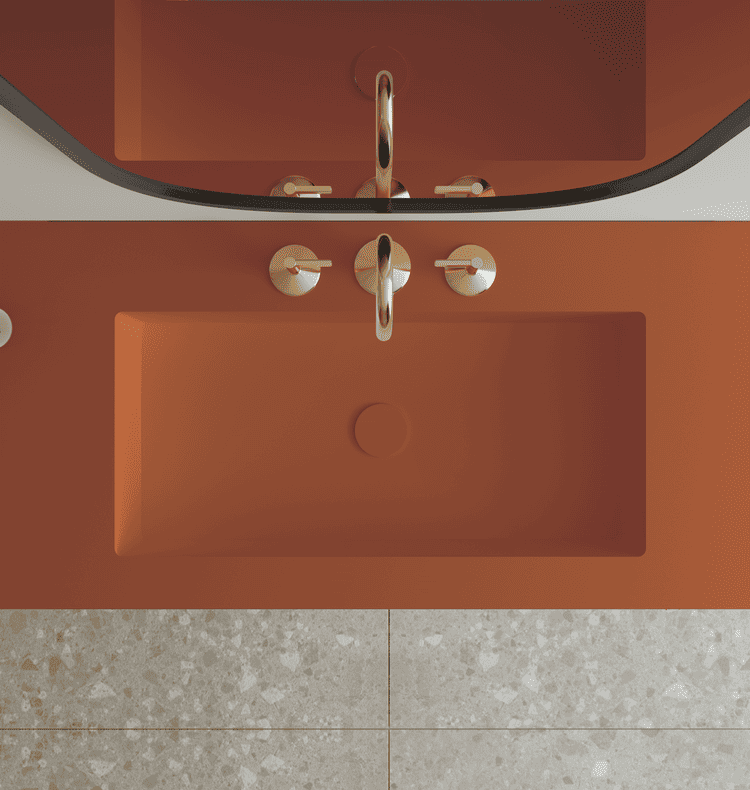 <b>Frame XL</b> | Plan vasque – Couleurs spéciales